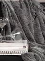 Ally Throw Dark grey