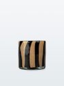 Candle holder Calore Curve XS Brown