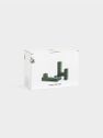 Candle holder tube green large