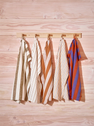 KURIN TEA TOWEL - PACK OF 2 Caramel / Blue