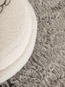 Leiko Wool Carpet Grey Large