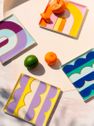 Riviera Wave Ceramic Tray