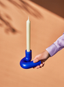 Templo Candle Holder Blue