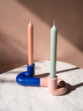 Templo Candle Holder Blue