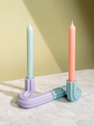 Templo Candle Holder Light Blue