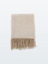 Toby Throw Beige/White