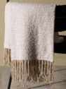 Toby Throw Beige/White