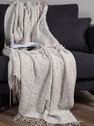 Toby Throw Grey/White