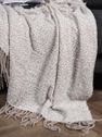 Toby Throw Grey/White