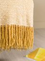 Toby Throw Yellow/White