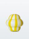 Vase Curlie Yellow