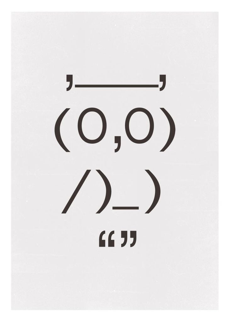 Poster - 90s Owl 50x70 - Dear Sam