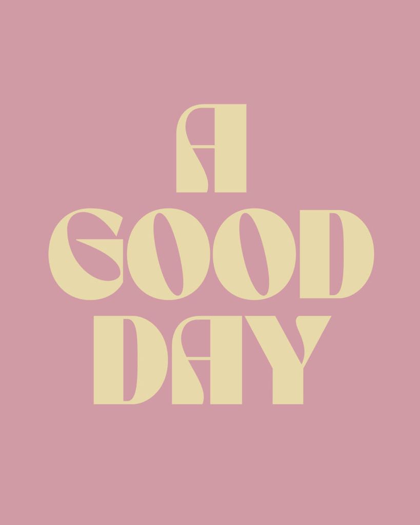 Plakat - A Good Day 40x50 - Dear Sam