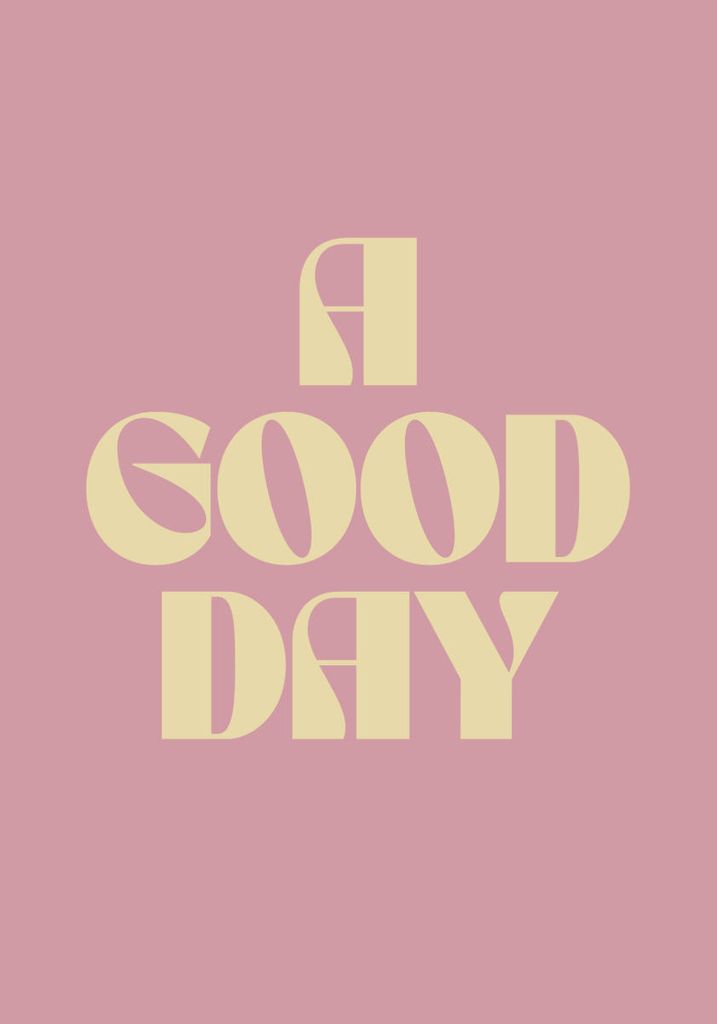 Plakat - A Good Day 70x100 - Dear Sam