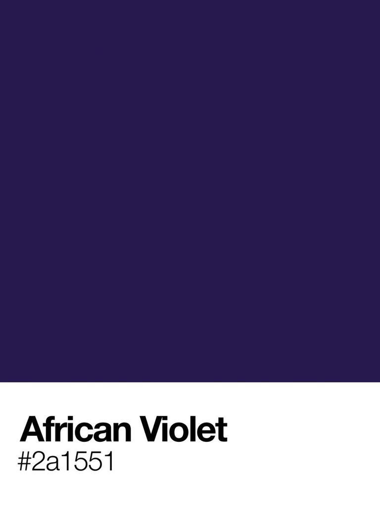 Poster - African Violet 30x40 - Dear Sam