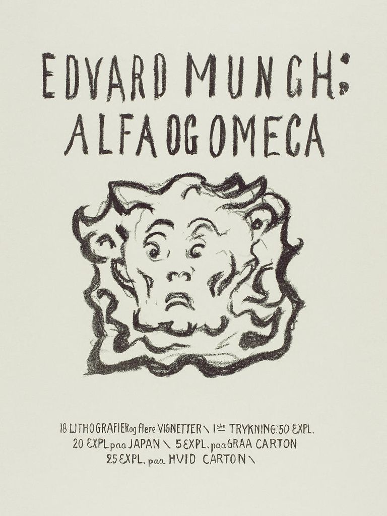 Plakat - Alpha And Omega Title Page By Munch 30x40 - Dear Sam
