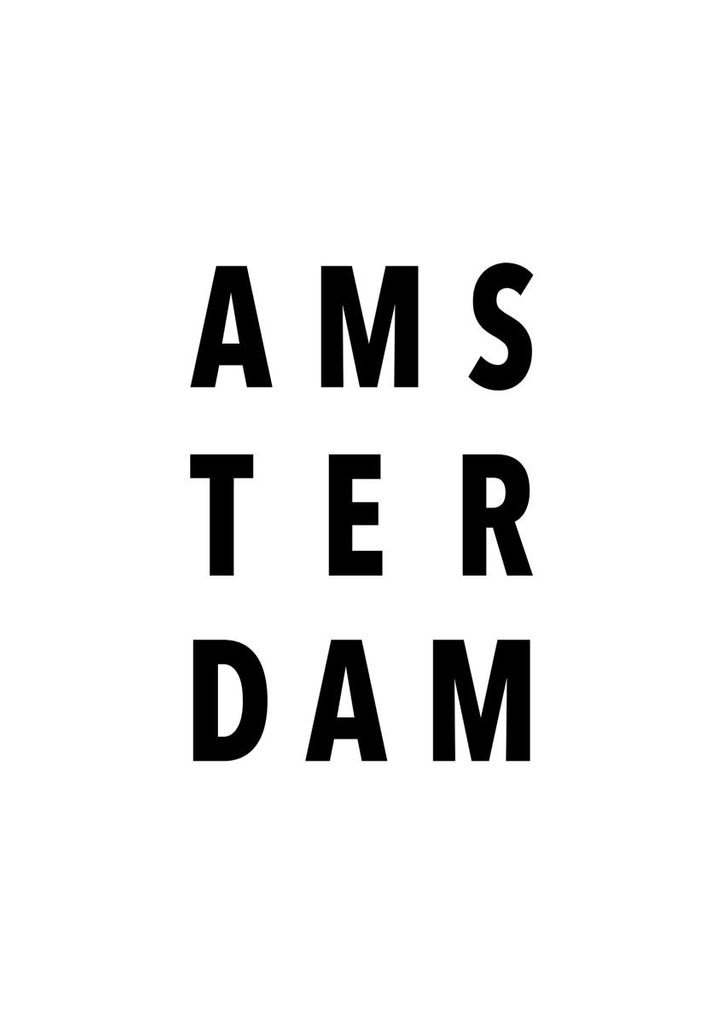 Poster - Amsterdam 21x30 - Dear Sam