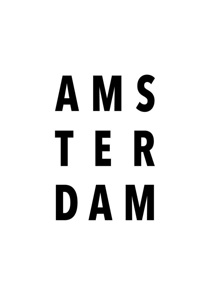 Poster - Amsterdam 50x70 - Dear Sam