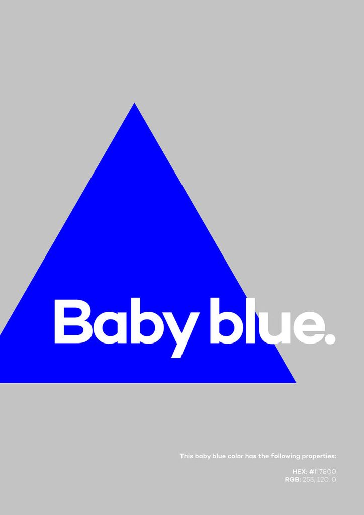 Poster - Baby Blue 21x30 - Dear Sam