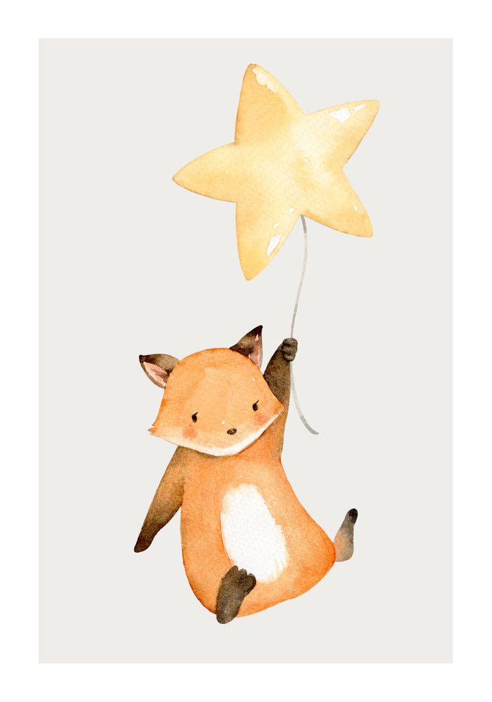 Poster - Baby Fox 70x100 - Dear Sam