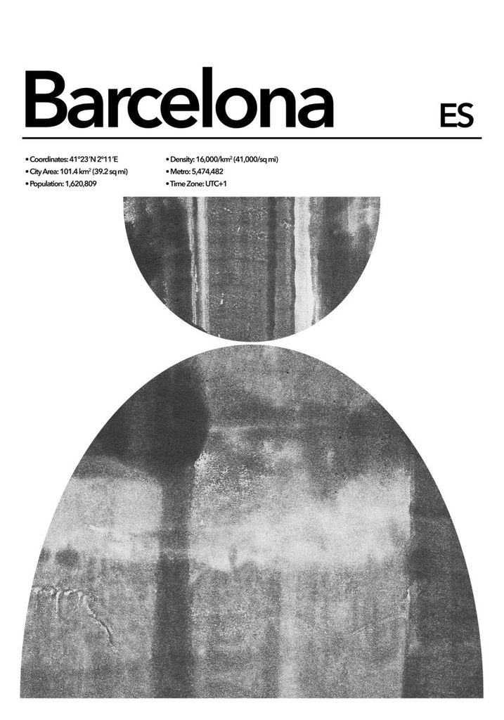 Poster - Barcelona Abstract 70x100 - Dear Sam