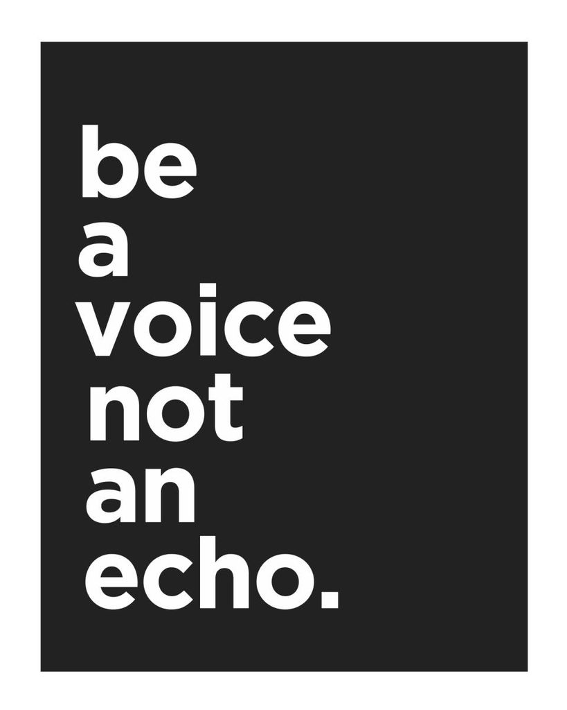 Poster - Be A Voice 40x50 - Dear Sam