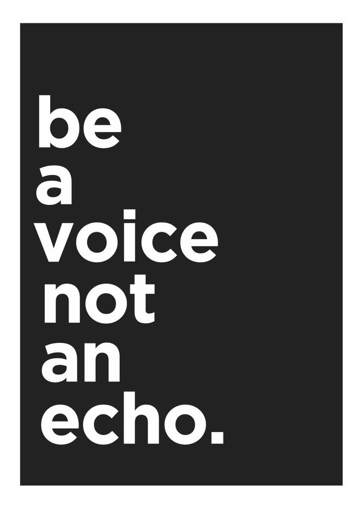 Poster - Be A Voice 50x70 - Dear Sam