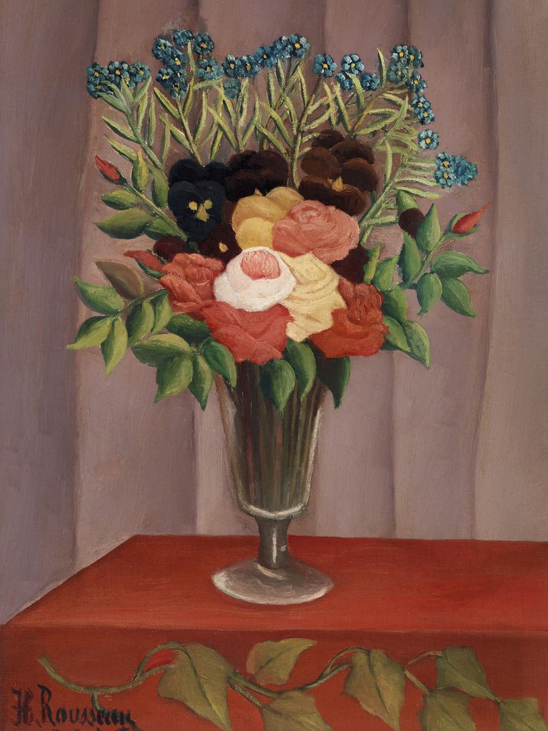 Poster - Bouquet Of Flowers By Rousseau 30x40 - Dear Sam