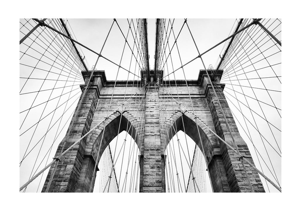 Poster - Brooklyn Bridge Landscape 100x70 - Dear Sam