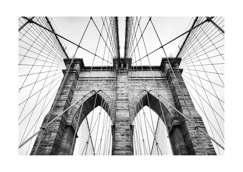Poster - Brooklyn Bridge Landscape 30x21 - Dear Sam