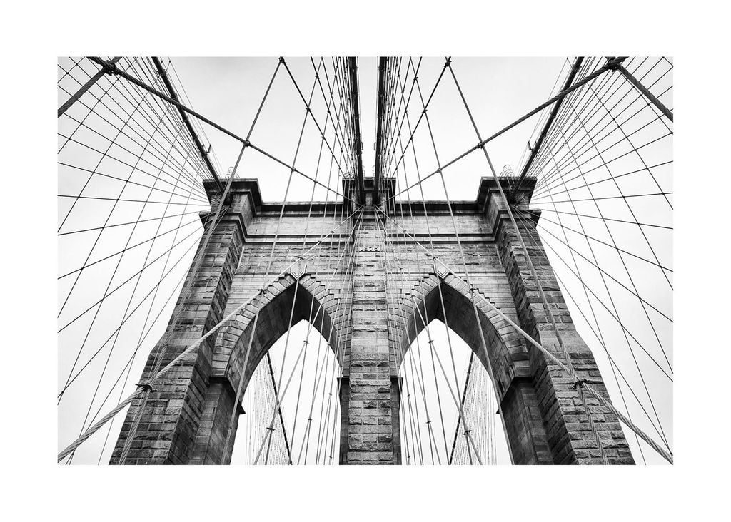 Poster - Brooklyn Bridge Landscape 70x50 - Dear Sam