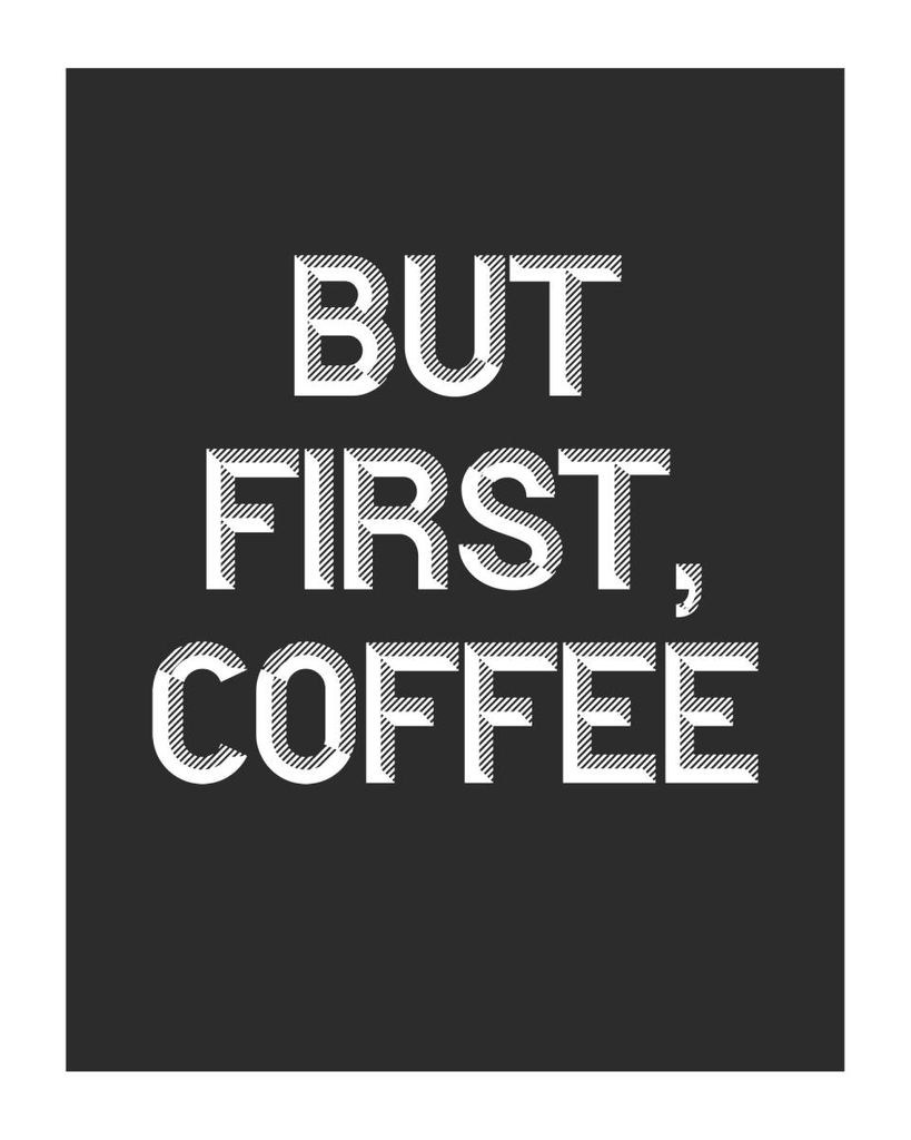 Poster - But First Coffee 40x50 - Dear Sam