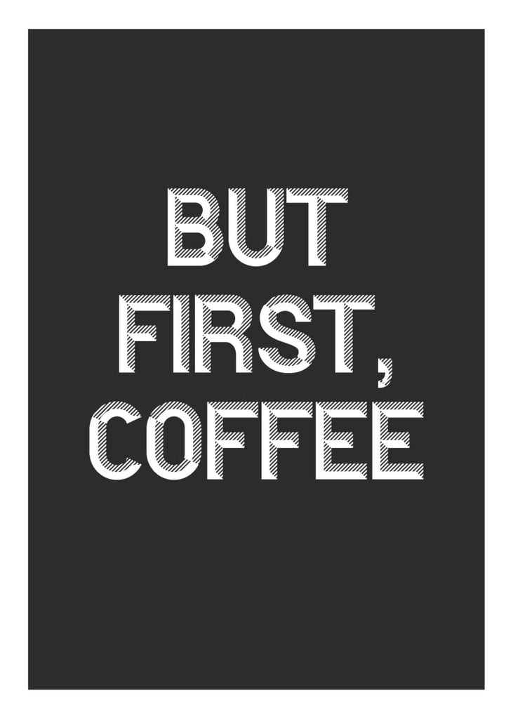 Poster - But First Coffee 50x70 - Dear Sam