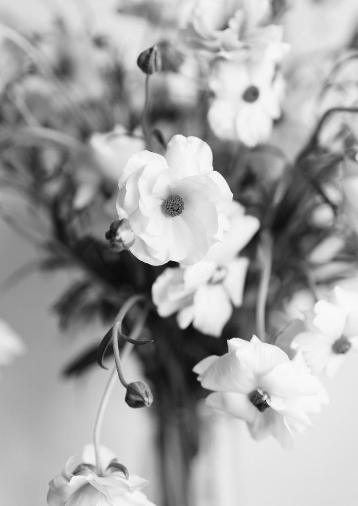 Poster - BW Bouquet 21x30 - Dear Sam