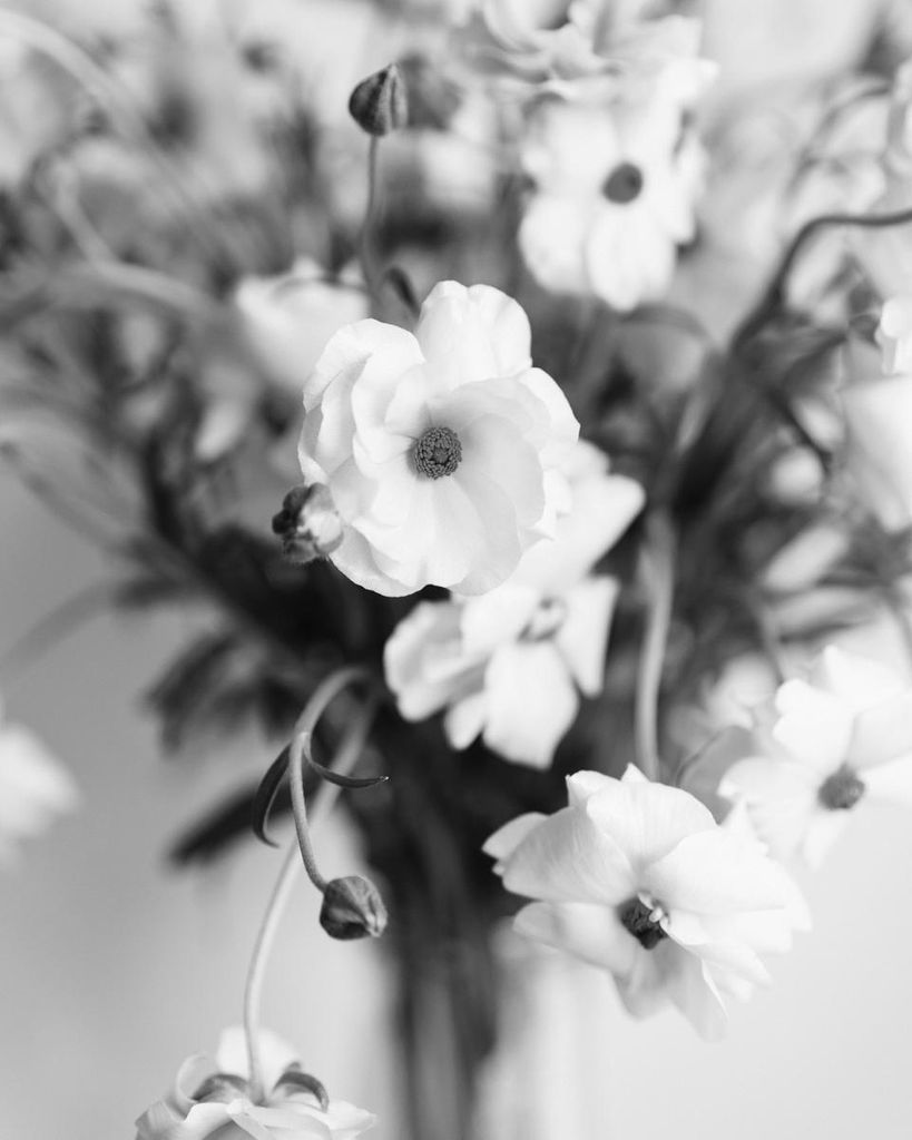 Poster - BW Bouquet 40x50 - Dear Sam