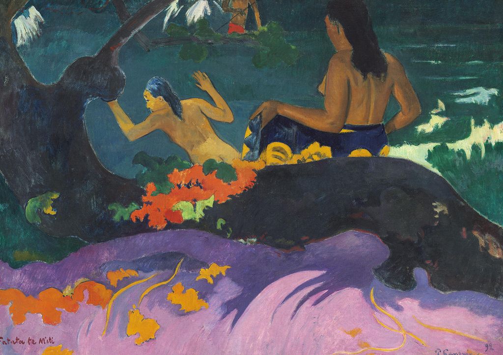 Plakat - By The Sea By Gauguin 30x21 - Dear Sam