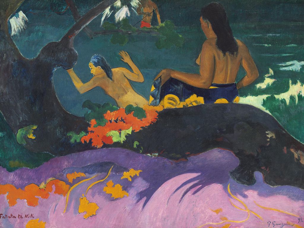 Plakat - By The Sea By Gauguin 40x30 - Dear Sam
