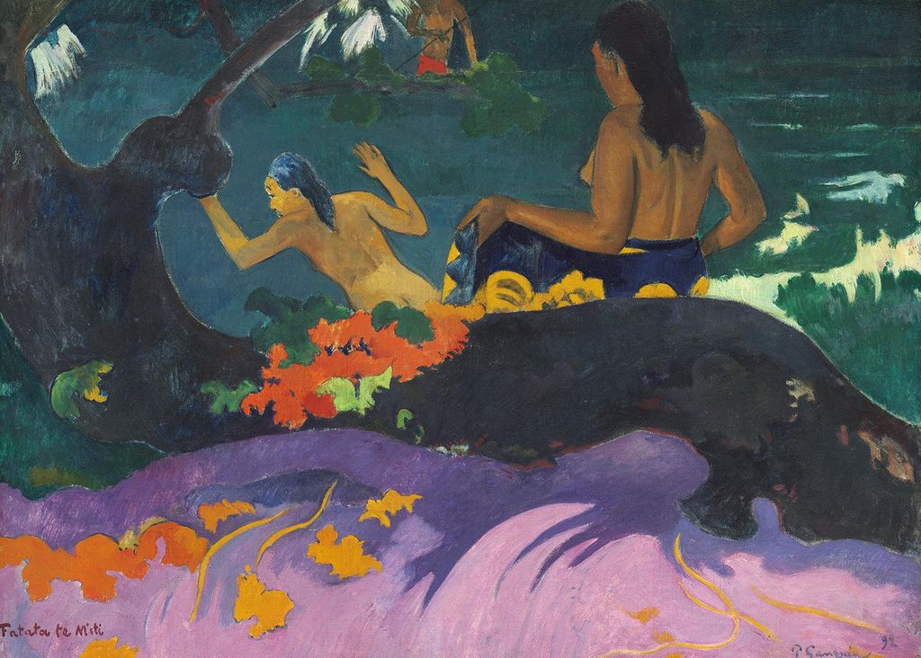 Plakat - By The Sea By Gauguin 70x50 - Dear Sam