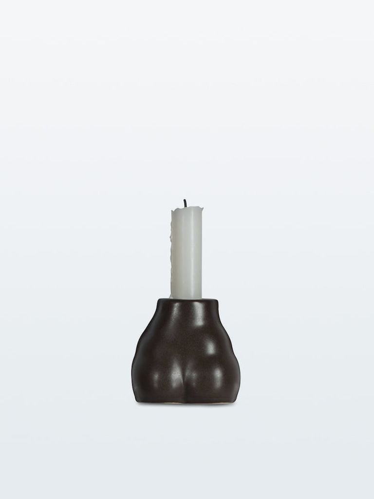 Candle holder Nature Brown