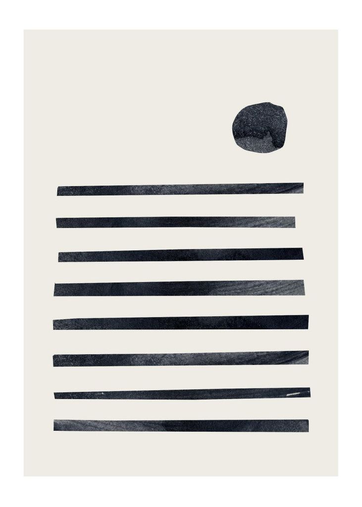 Plakat - Circle And Strokes 50x70 - Dear Sam