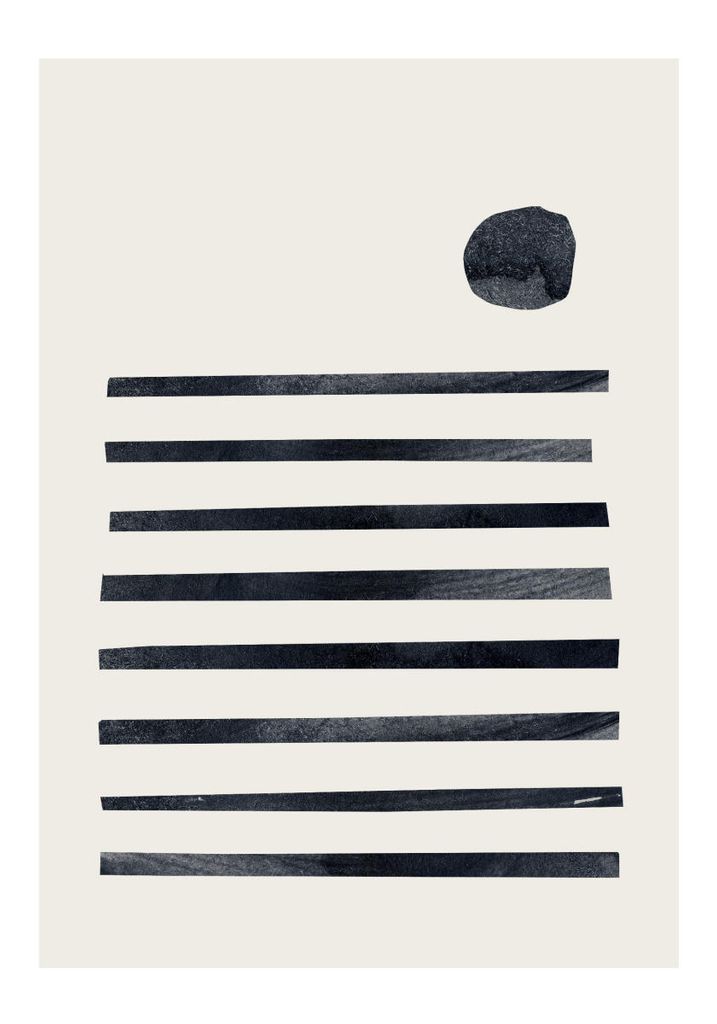 Plakat - Circle And Strokes 70x100 - Dear Sam