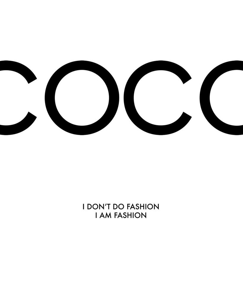 Poster - Coco Chanel 40x50 - Dear Sam