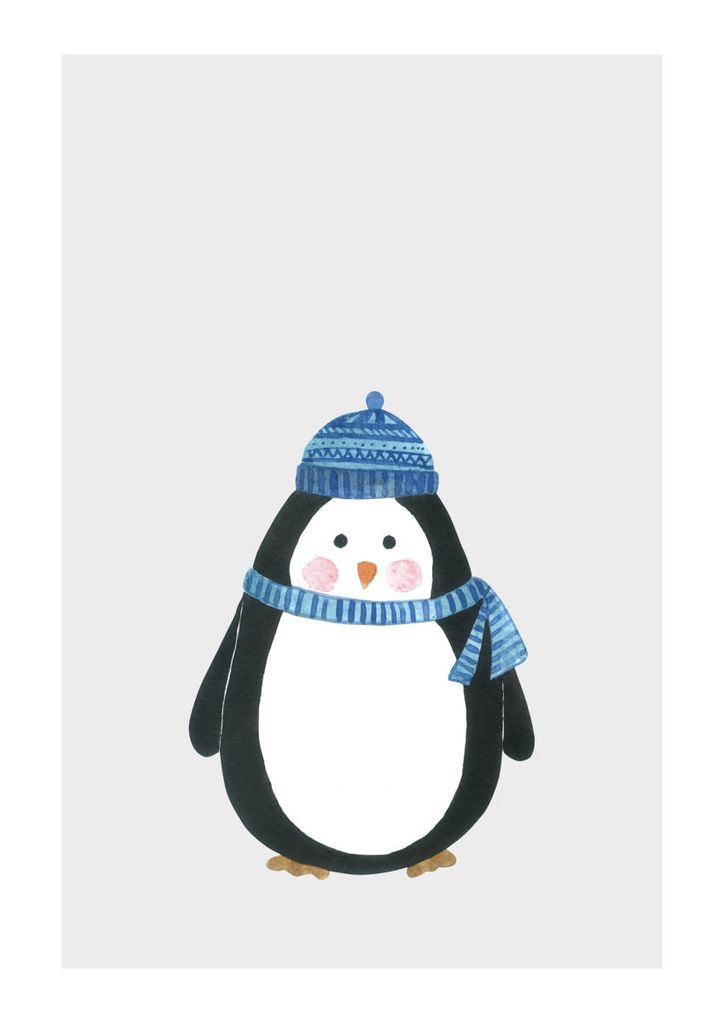 Poster - Cold Lil Penguin 21x30 - Dear Sam