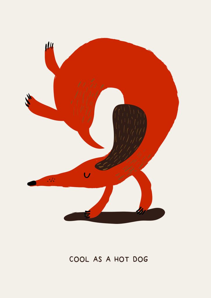 Poster - Cool As A Hot Dog 21x30 - Dear Sam