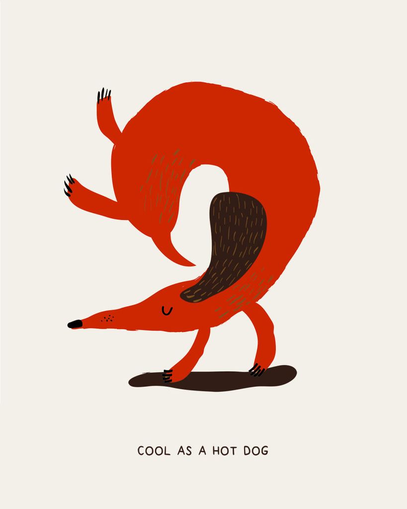 Poster - Cool As A Hot Dog 40x50 - Dear Sam