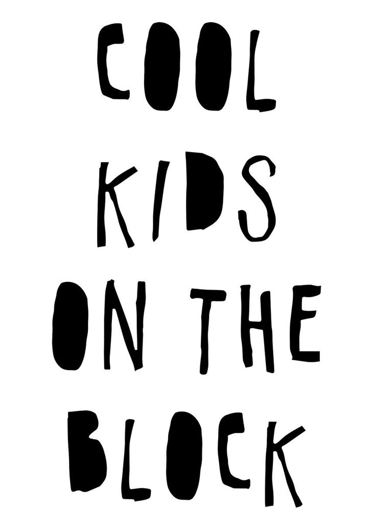 Poster - Cool Kids On The Block 21x30 - Dear Sam