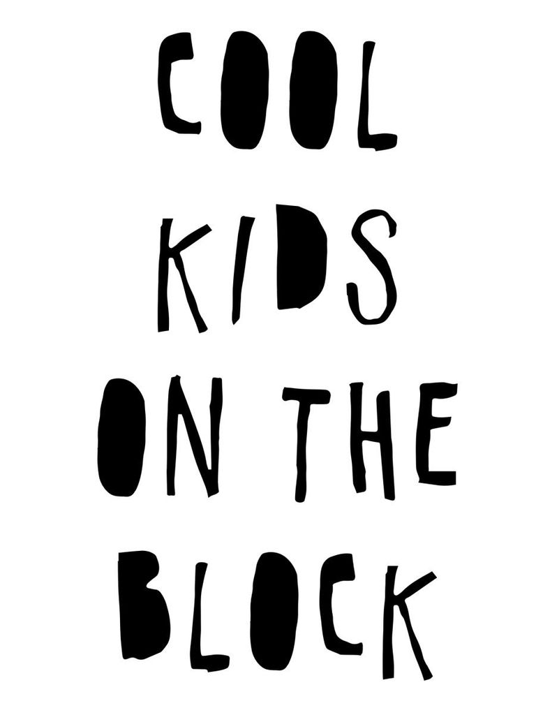 Poster - Cool Kids On The Block 30x40 - Dear Sam