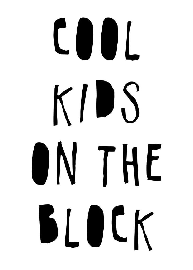 Poster - Cool Kids On The Block 50x70 - Dear Sam