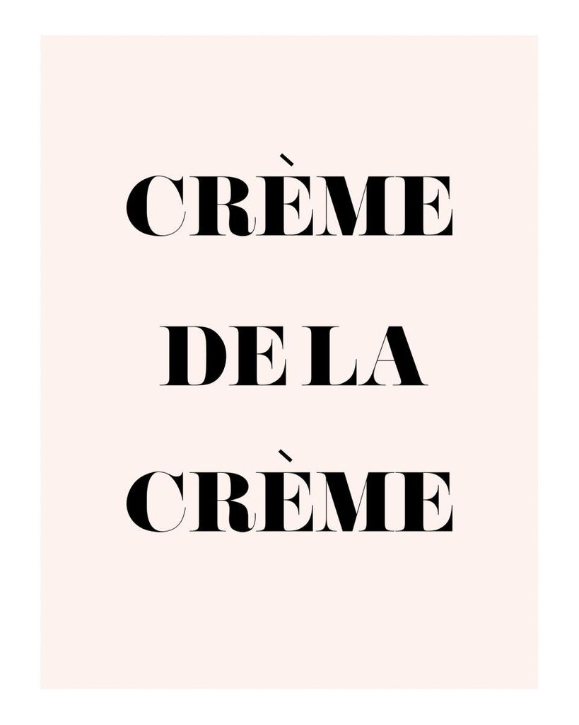 Plakat - Creme De La Creme 40x50 - Dear Sam