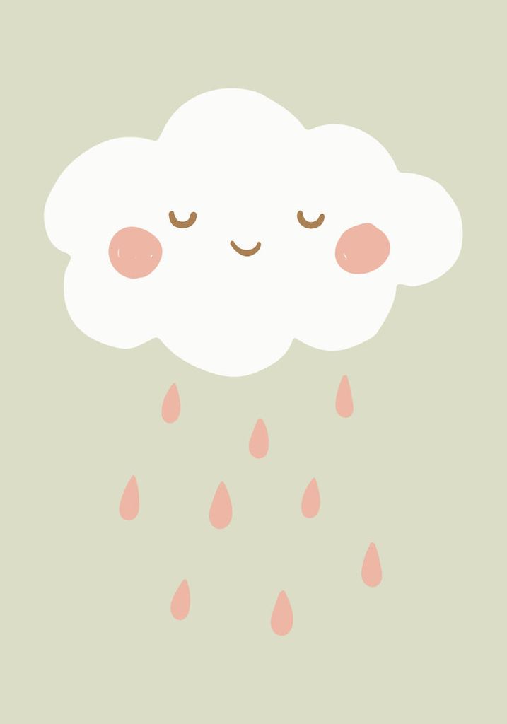 Plakat - Cute Cloud 70x100 - Dear Sam